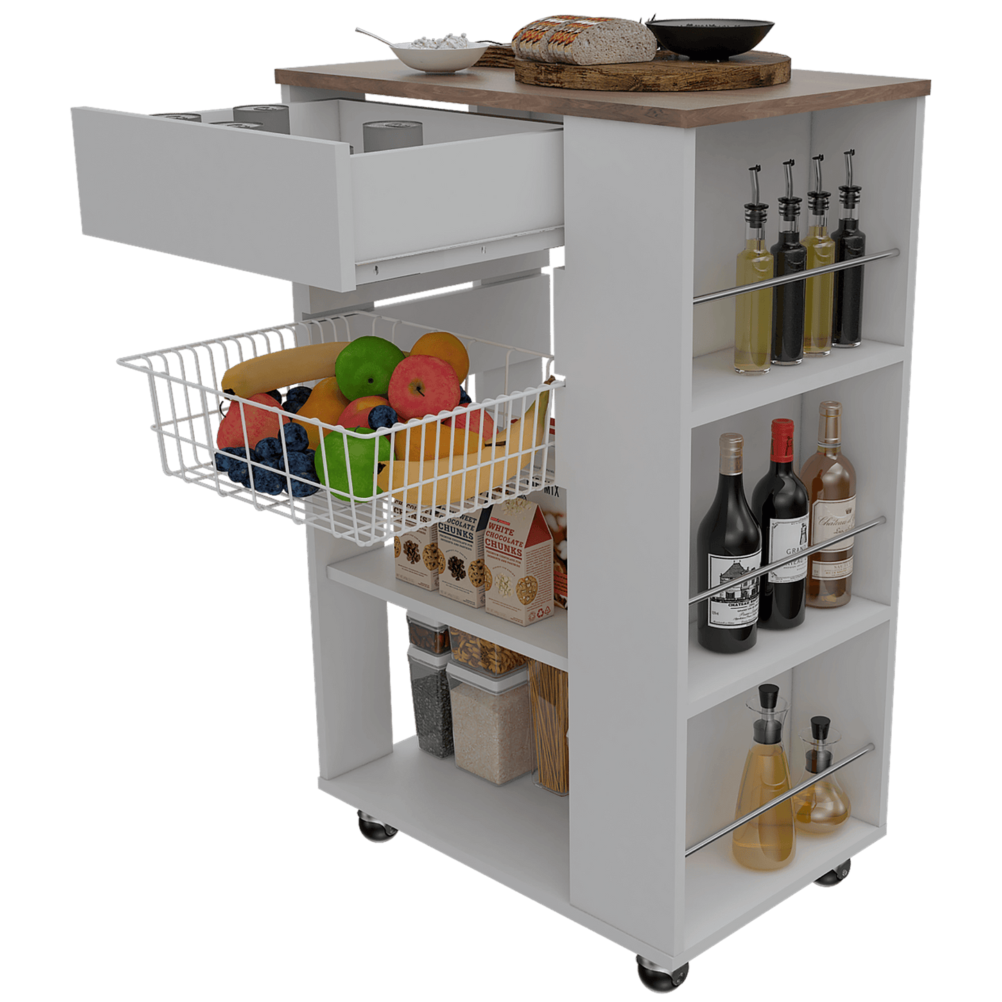 Organizador De Cocina Orilán Blanco Y Duna