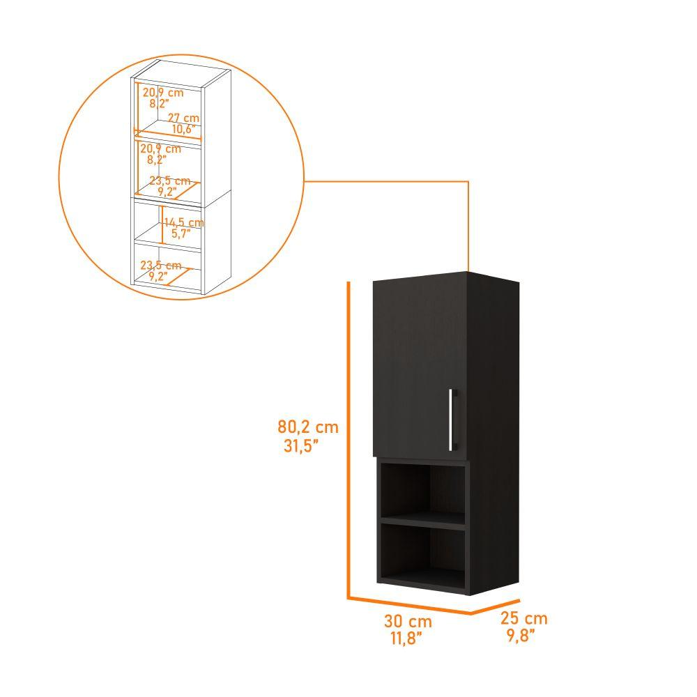 Gabinete De Baño Norvia Wengue