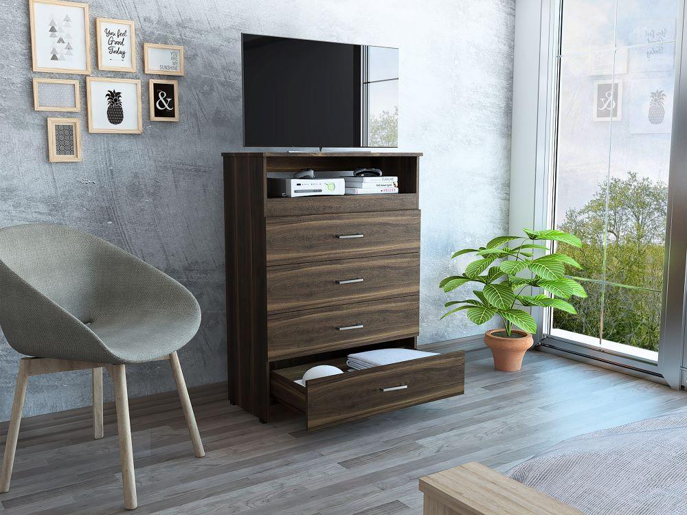 Comoda 4 Cajones Vilmert Z 80 W Habano