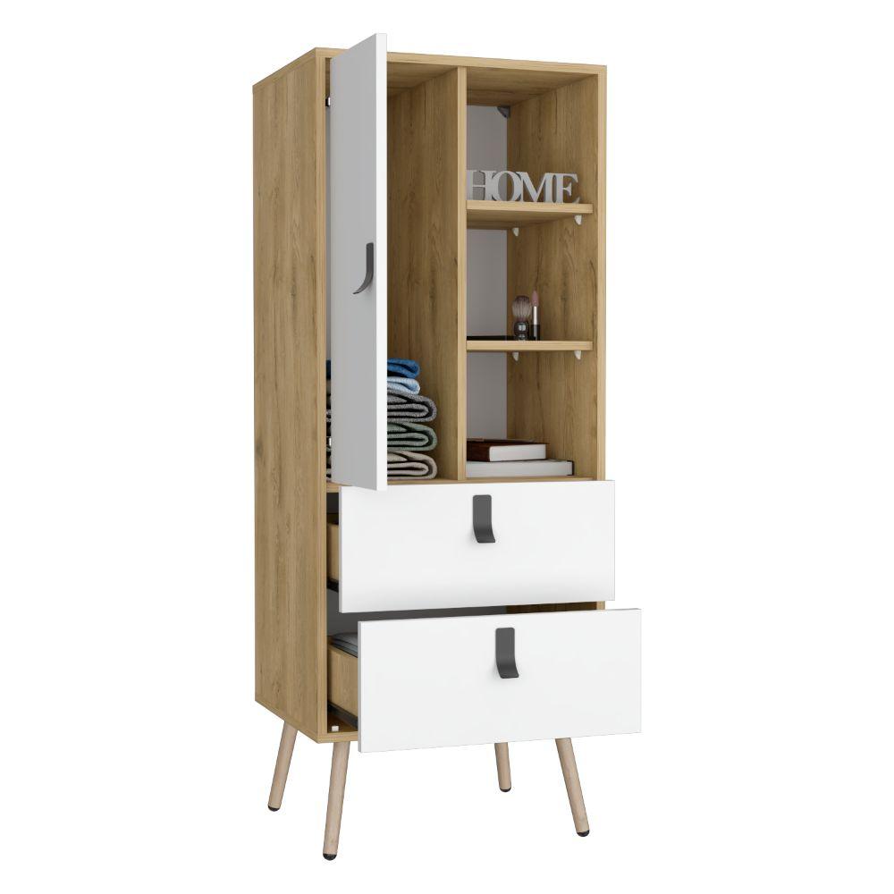 Comoda Alta Revali Macadamia Blanco