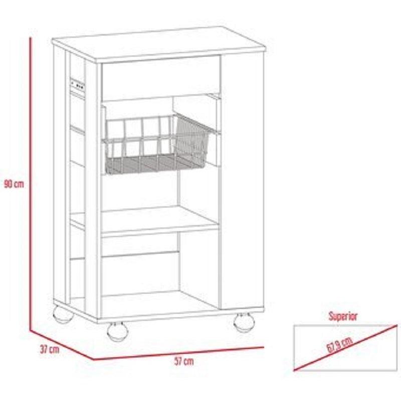 Organizador De Cocina Orilán Blanco Y Duna