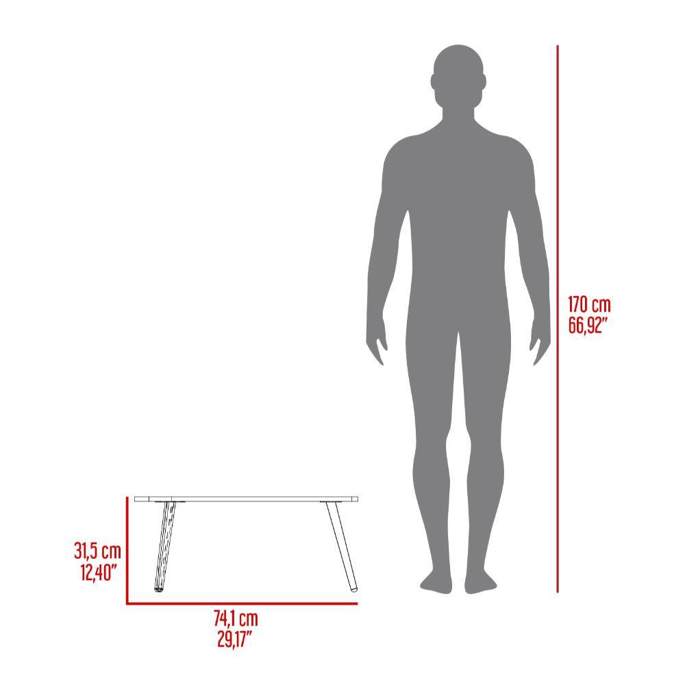 Mesa De Centro Baja Doreya Blanco