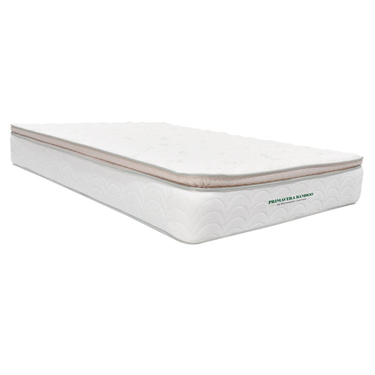 Colchon Semiortopedico Semidoble Primavera Bamboo con Un Pillow