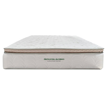 Colchon Semiortopedico Queen Primavera Bamboo  con Un Pillow