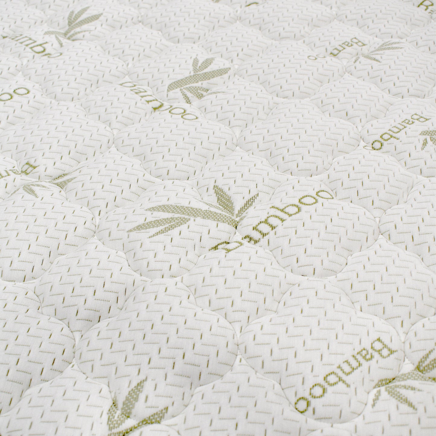 Colchon Semiortopedico Sencillo Primavera Bamboo con Un Pillow