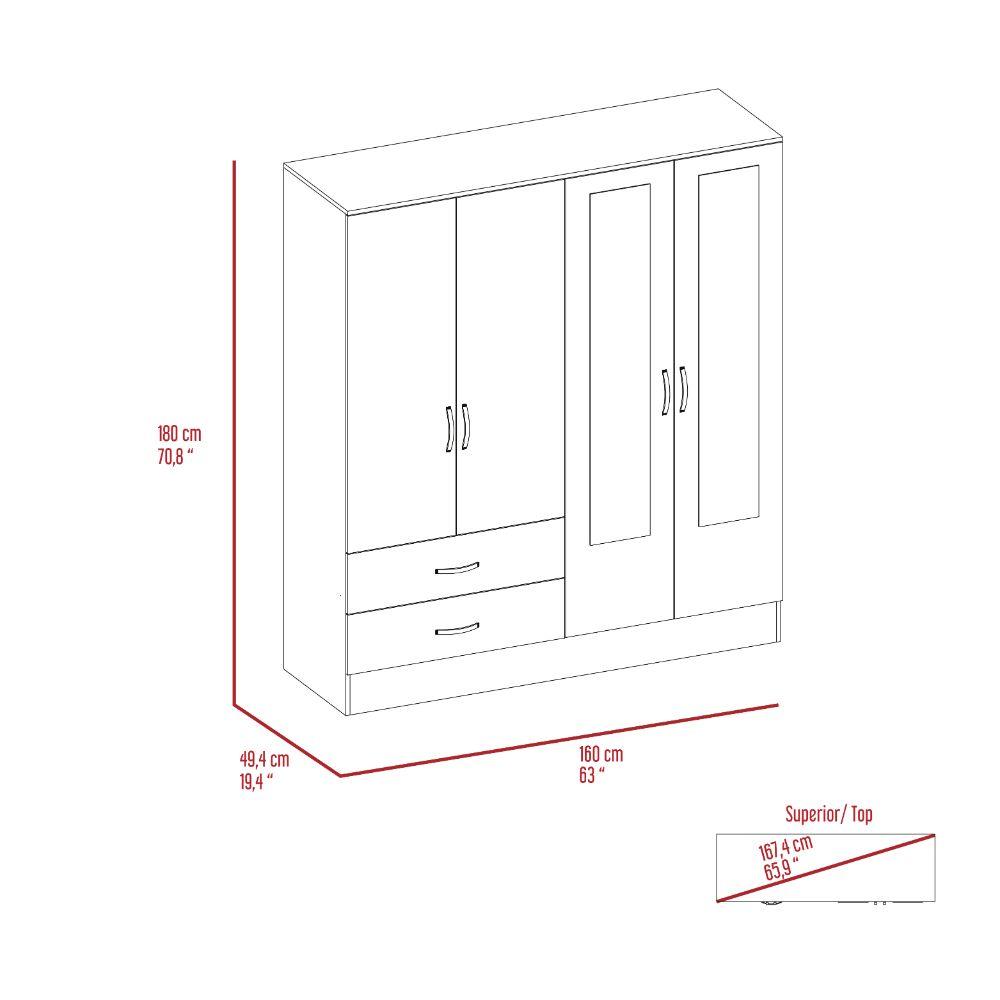 Closet Bulten Wengue Y Ceniza