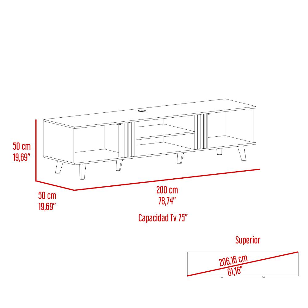 Mesa Para Tv Shuwni Fresno Y Capri Para Tvde 75"