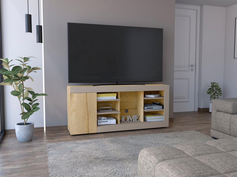Rack Para Tv Sellis Duna Taupe Para Tv De 65''