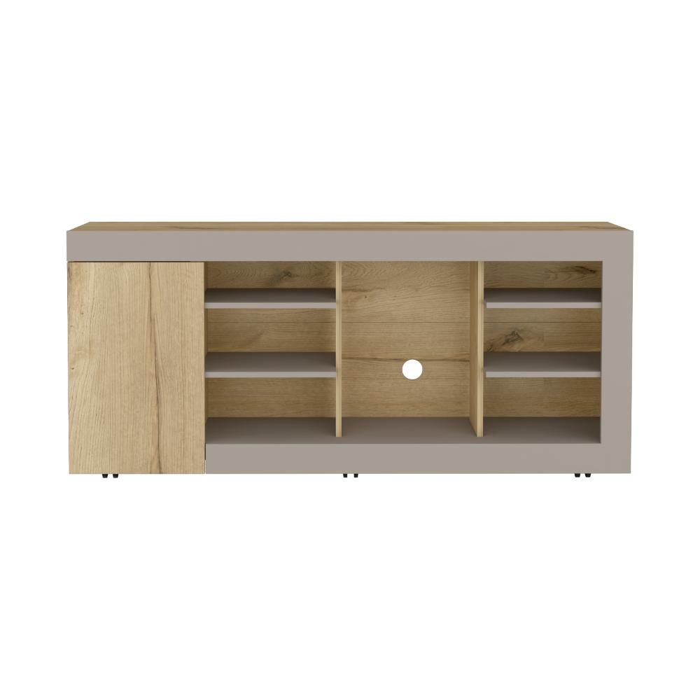 Rack Para Tv Sellis Duna Taupe Para Tv De 65''