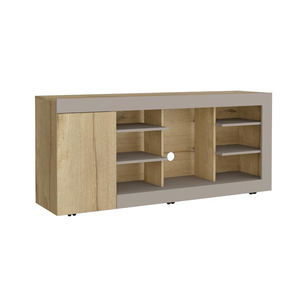 Rack Para Tv Sellis Duna Taupe Para Tv De 65''