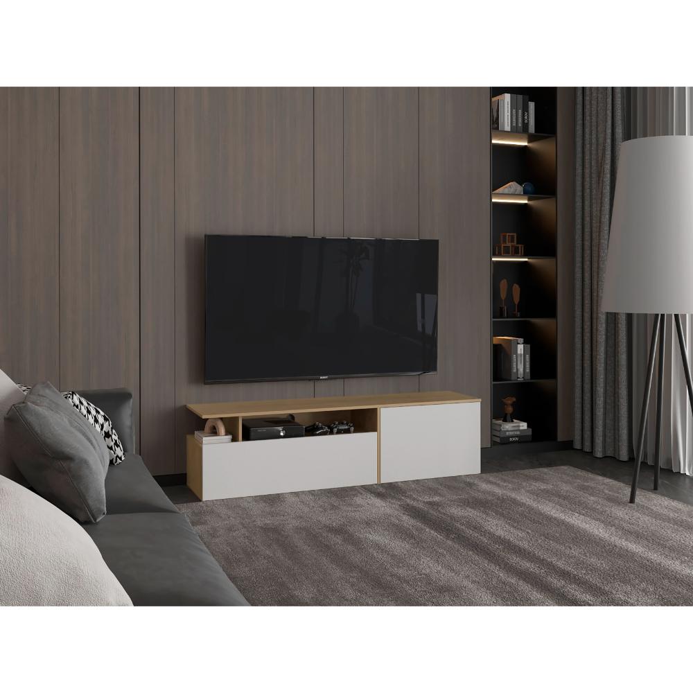 Mesa Para Tv Silmer Fresno Eu Y Blanco Para Tv De 70''