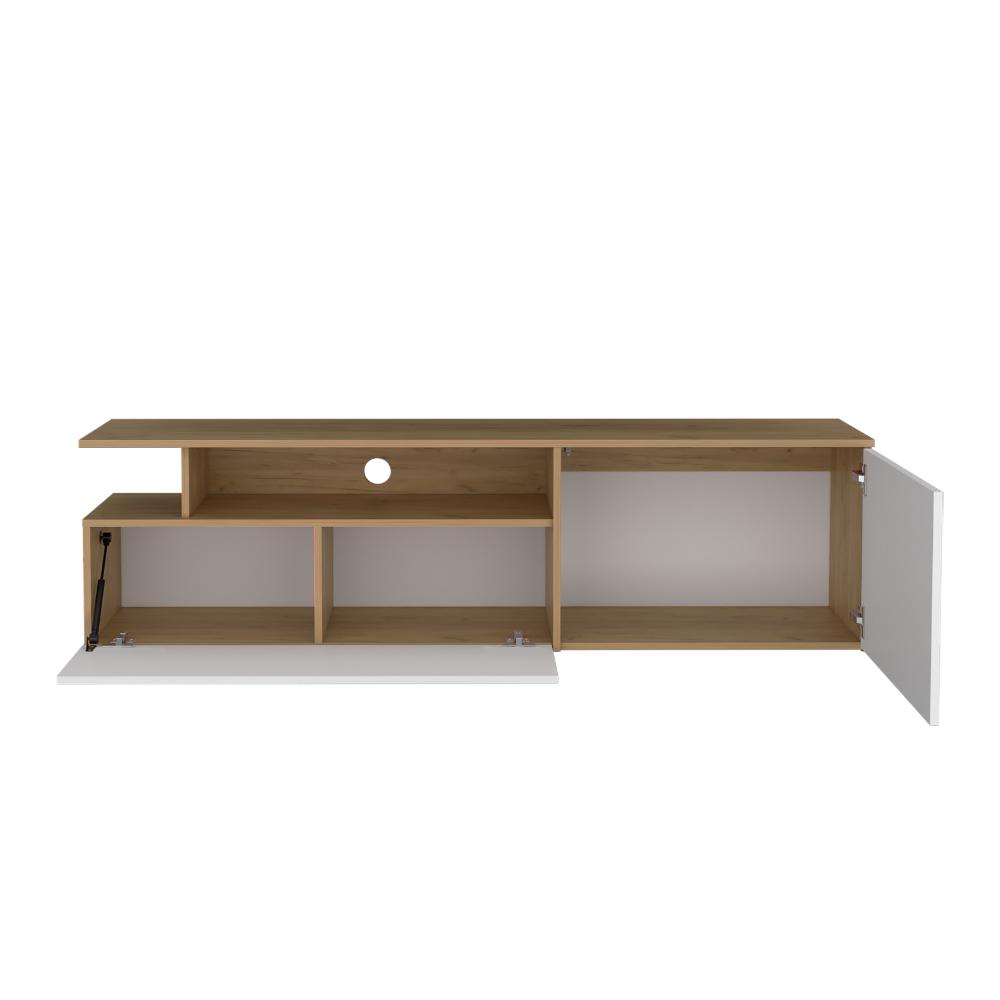 Mesa Para Tv Silmer Fresno Eu Y Blanco Para Tv De 70''