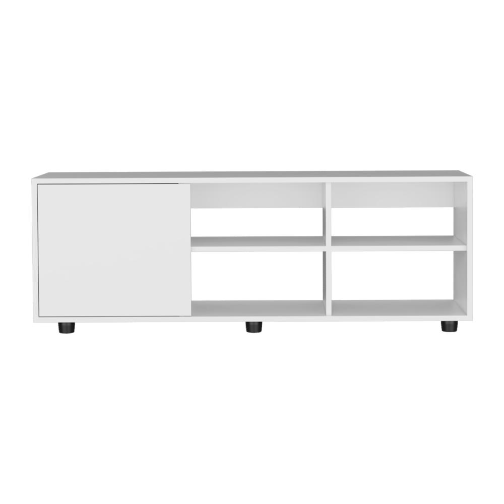Mesa Para Tv Perleo Blanco Para Tv De 55"