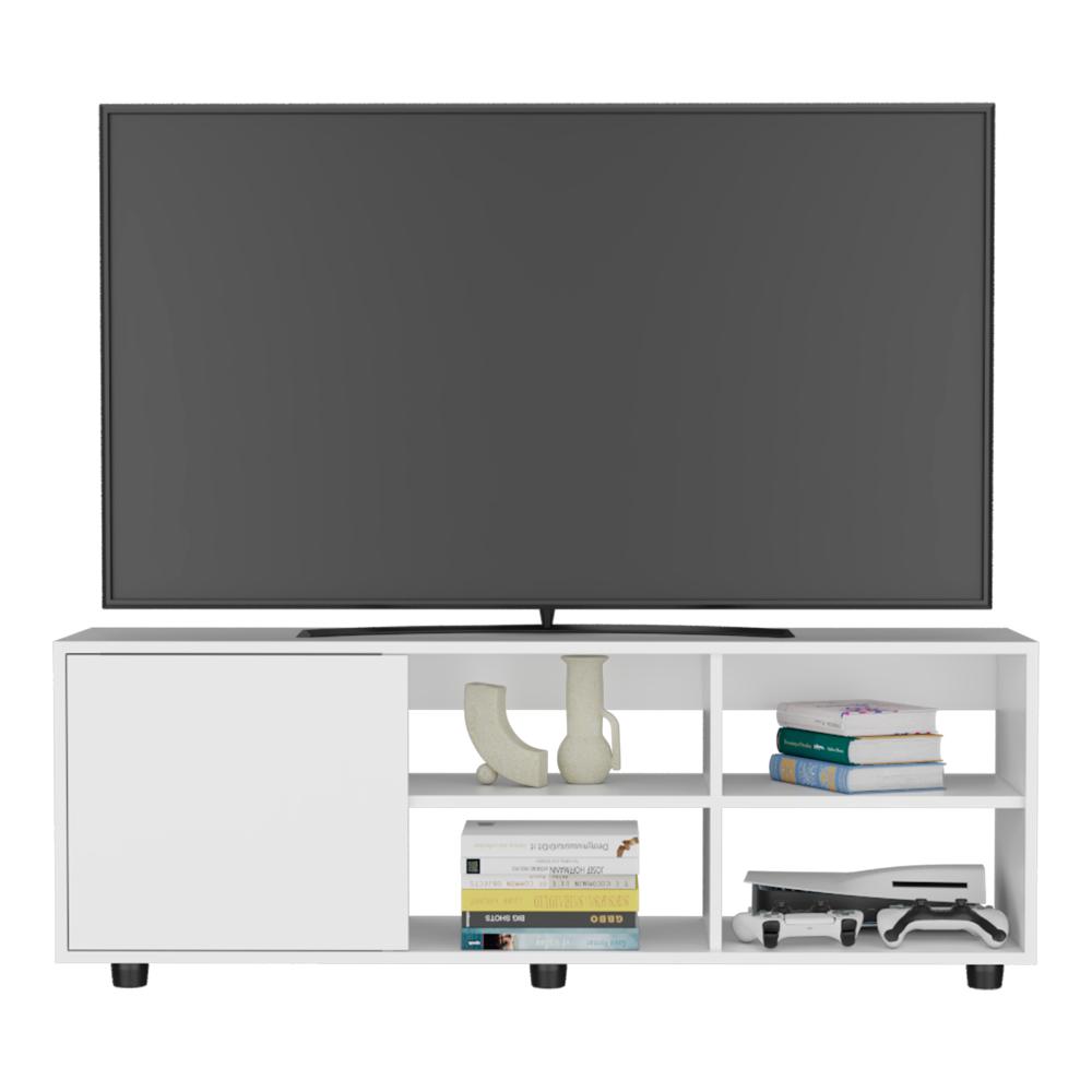 Mesa Para Tv Perleo Blanco Para Tv De 55"