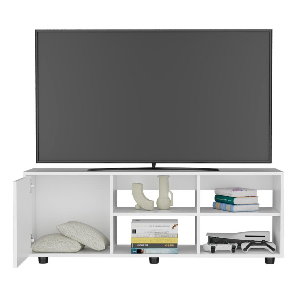 Mesa Para Tv Perleo Blanco Para Tv De 55"
