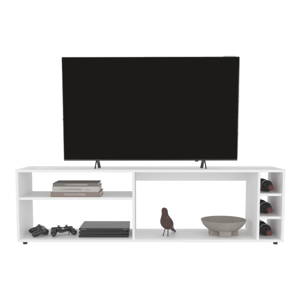 Mesa Para Tv Prextor Blanco Para Tv De 70"