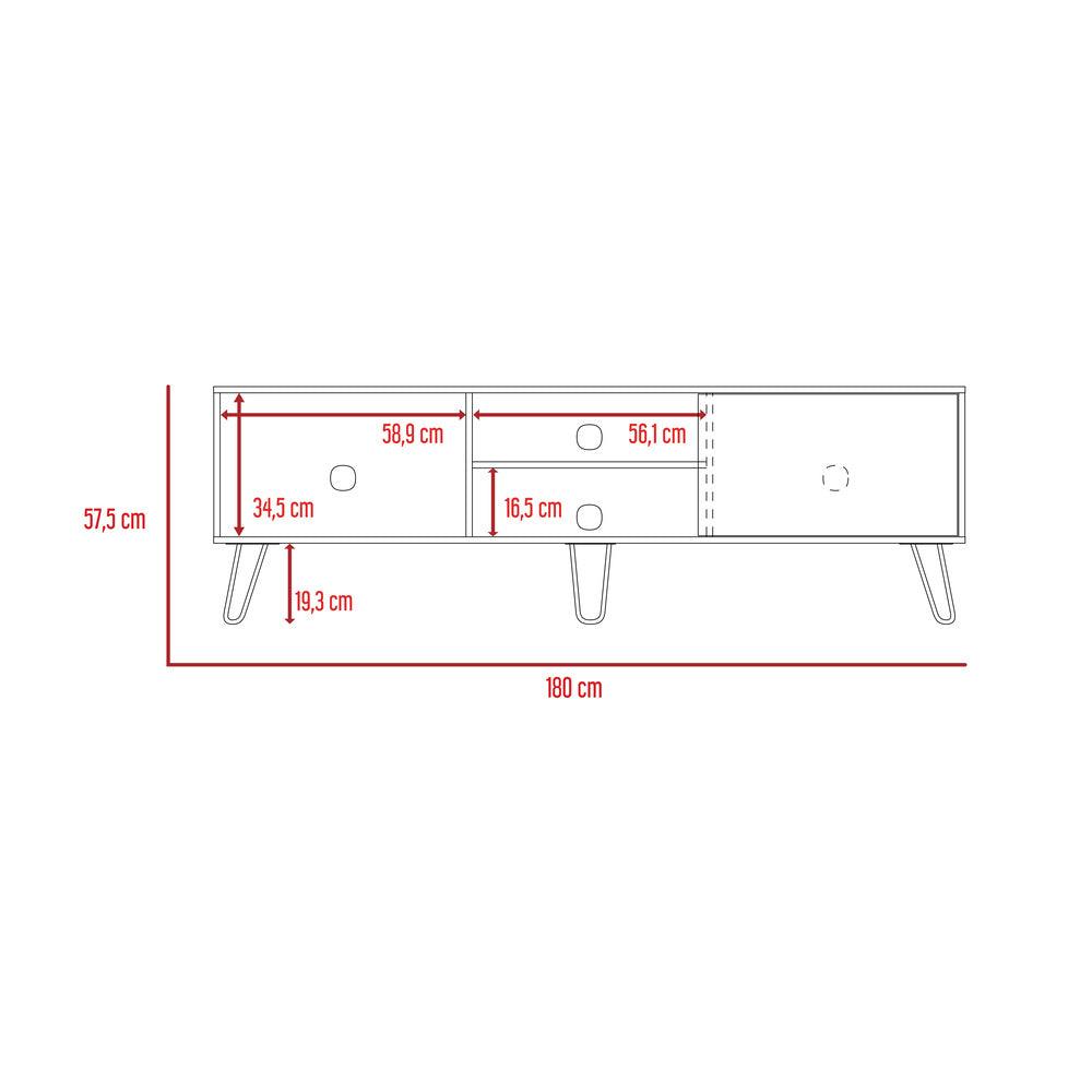 Mesa Para Tv Azunor Nogal Para Tv De 75"