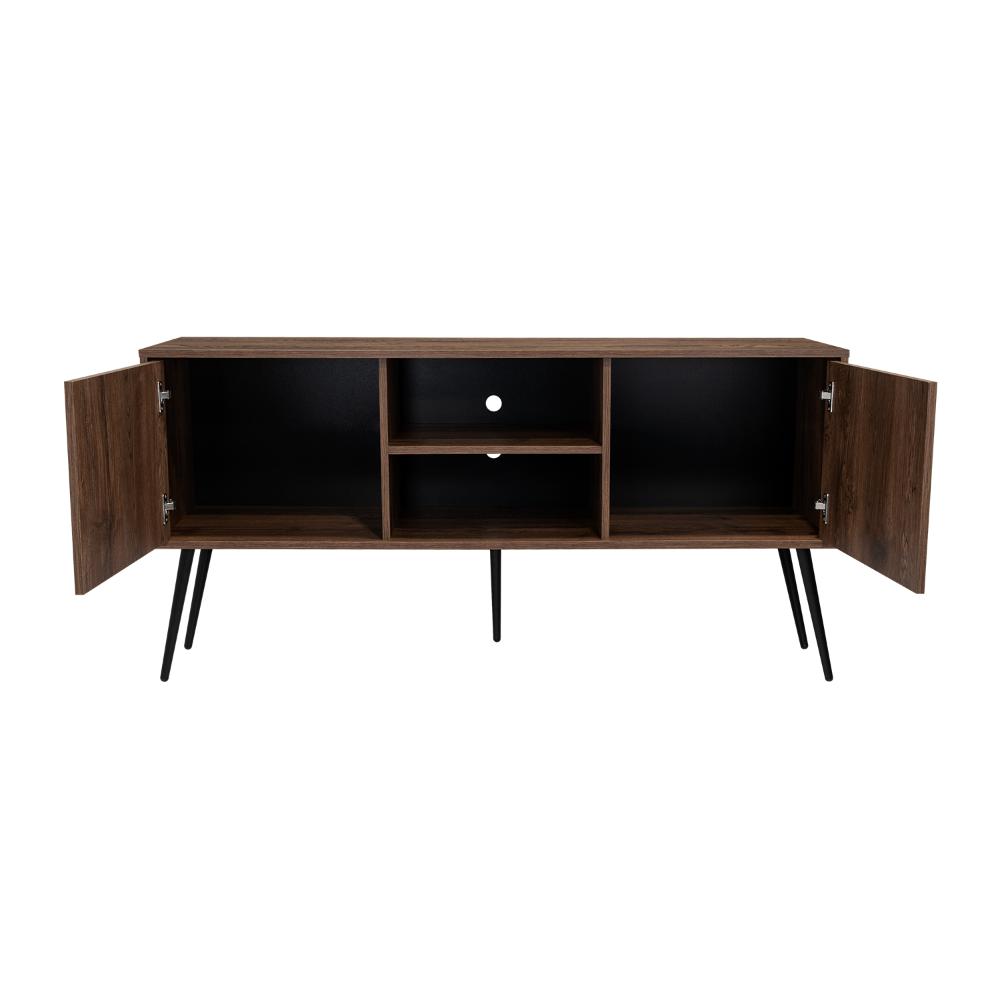 Mesa Para Tv Plackas Nogal Para Tv De 60"