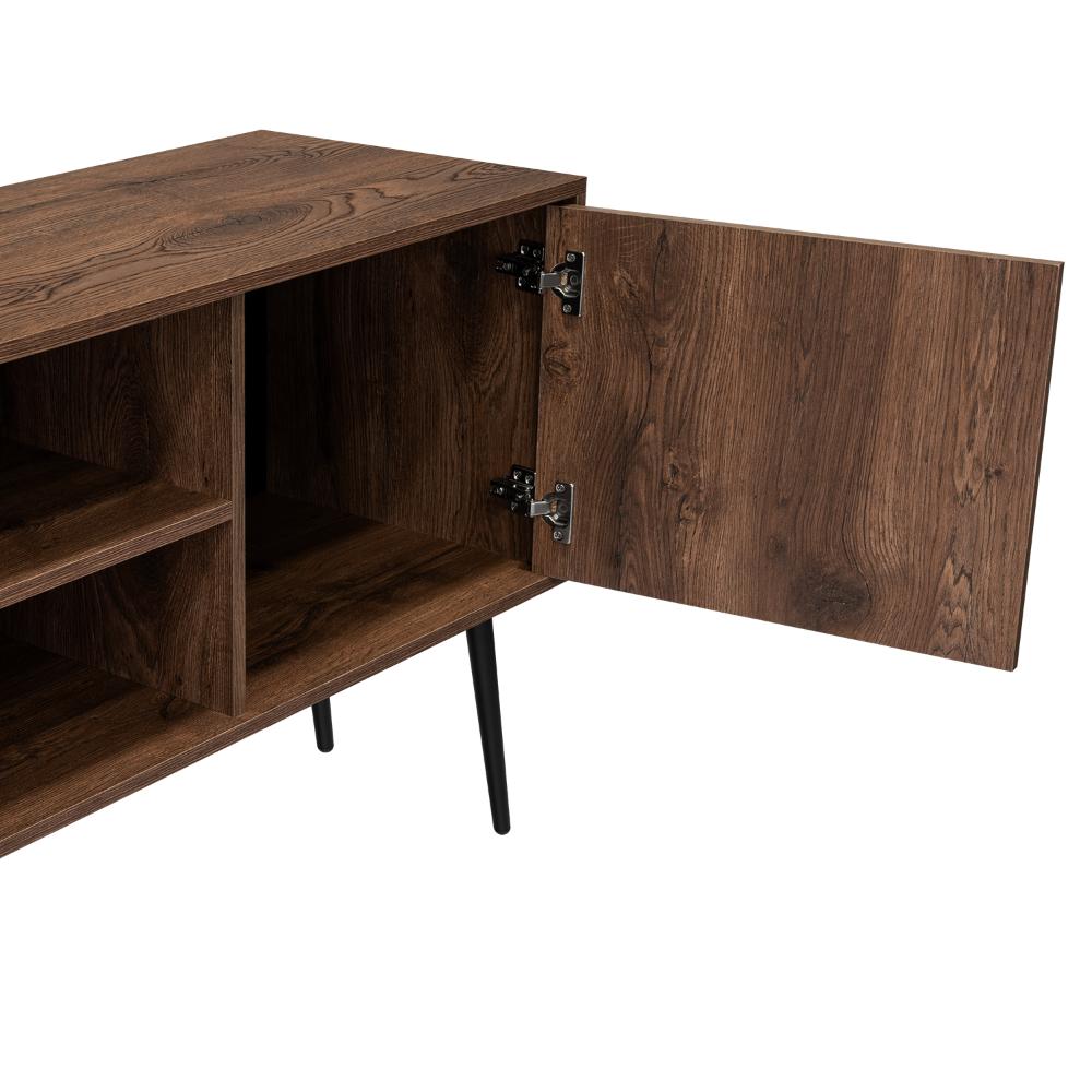 Mesa Para Tv Plackas Nogal Para Tv De 60"