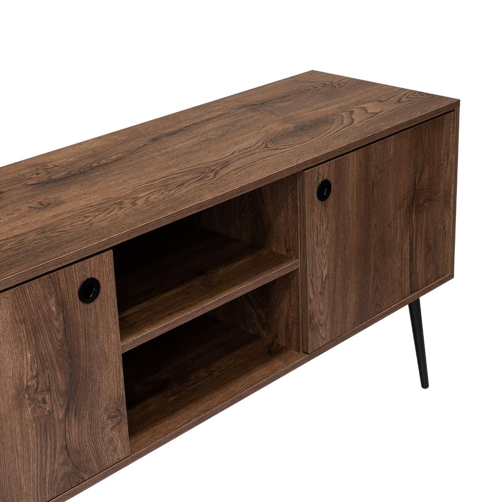 Mesa Para Tv Plackas Nogal Para Tv De 60"