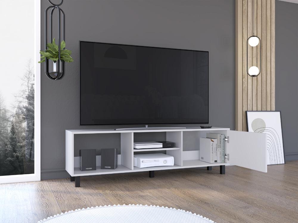 Mesa Para Tv Lureon Blanco Para Tv De 70"