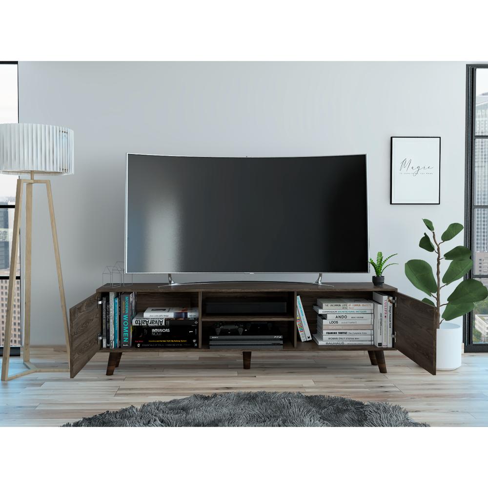 Rack Para Tv Z Nomada 180 Coñac Para Tv De 80"