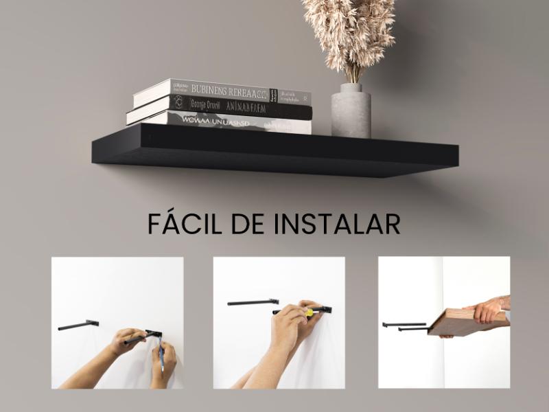 Repisa Flotante 80 X 25 (1C) Panno Wengue 3,8X