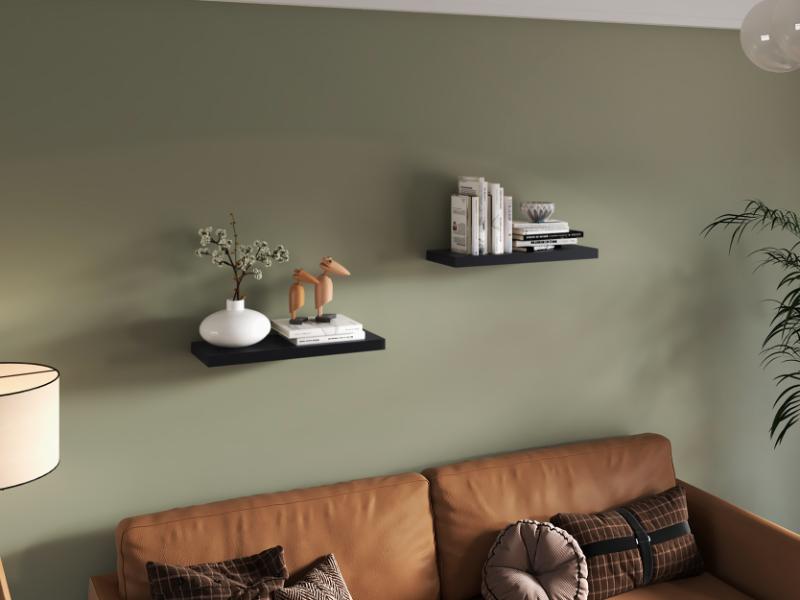 Repisa Flotante 80 X 25 (1C) Panno Wengue 3,8X