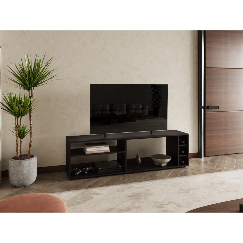 Mesa Para Tv Prextor Wengue Para Tv De 70"