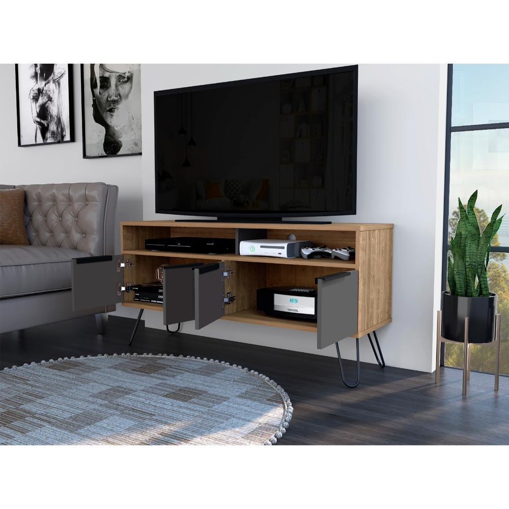 Mesa Para Tv Temora Miel Y Plomo