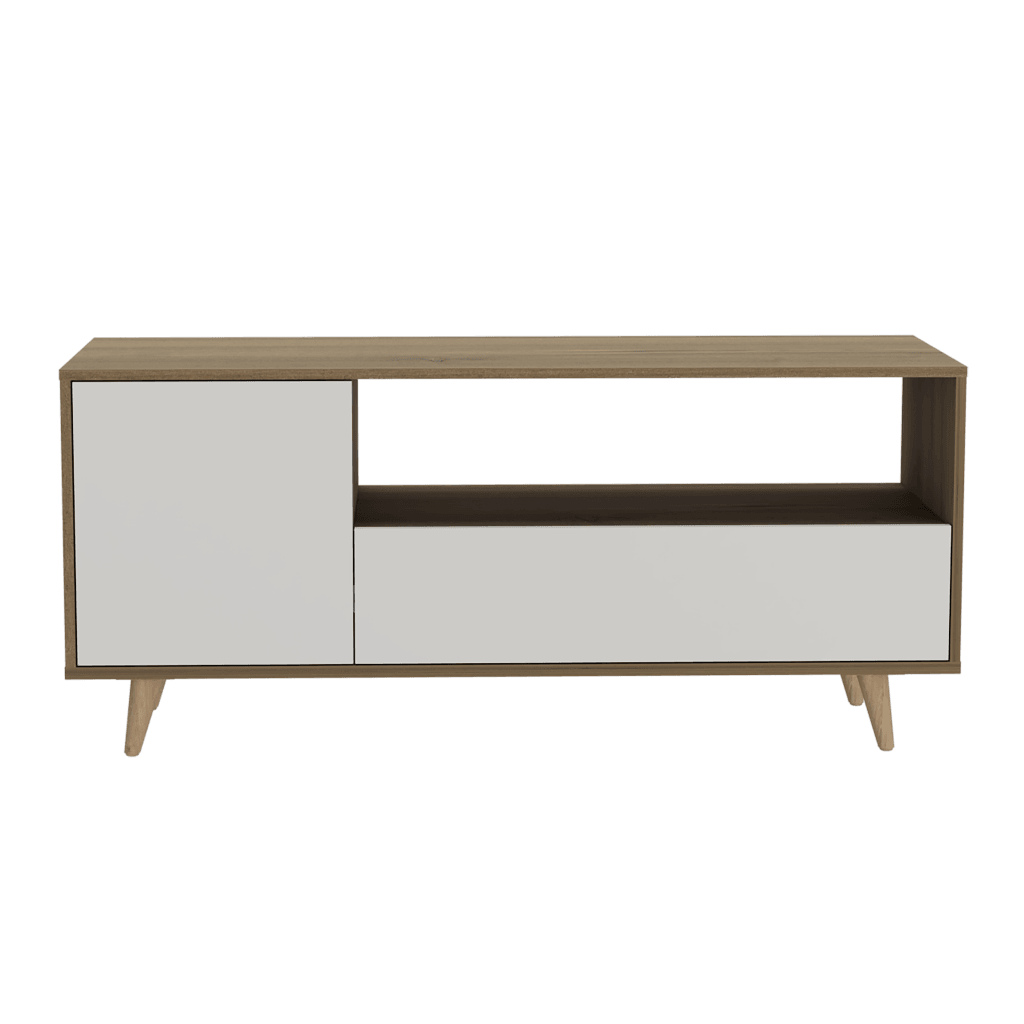 Mesa Para Tv Andabla Mocoa Y Blanco Para Televisor De 50 Pulgadas