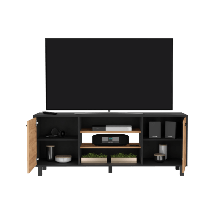 Mesa Para Tv Okria Wengue Y Miel Para Tv De 65"