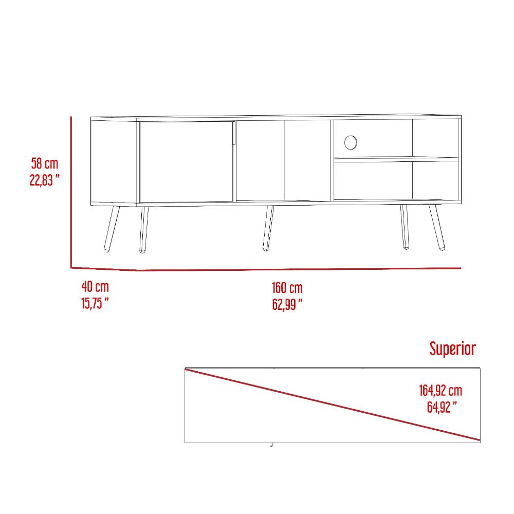 Rack Para Tv 65'' Zinaya Capri