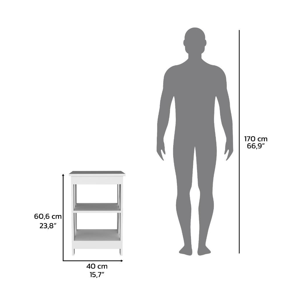 Mesa Auxiliar Toylar Blanco