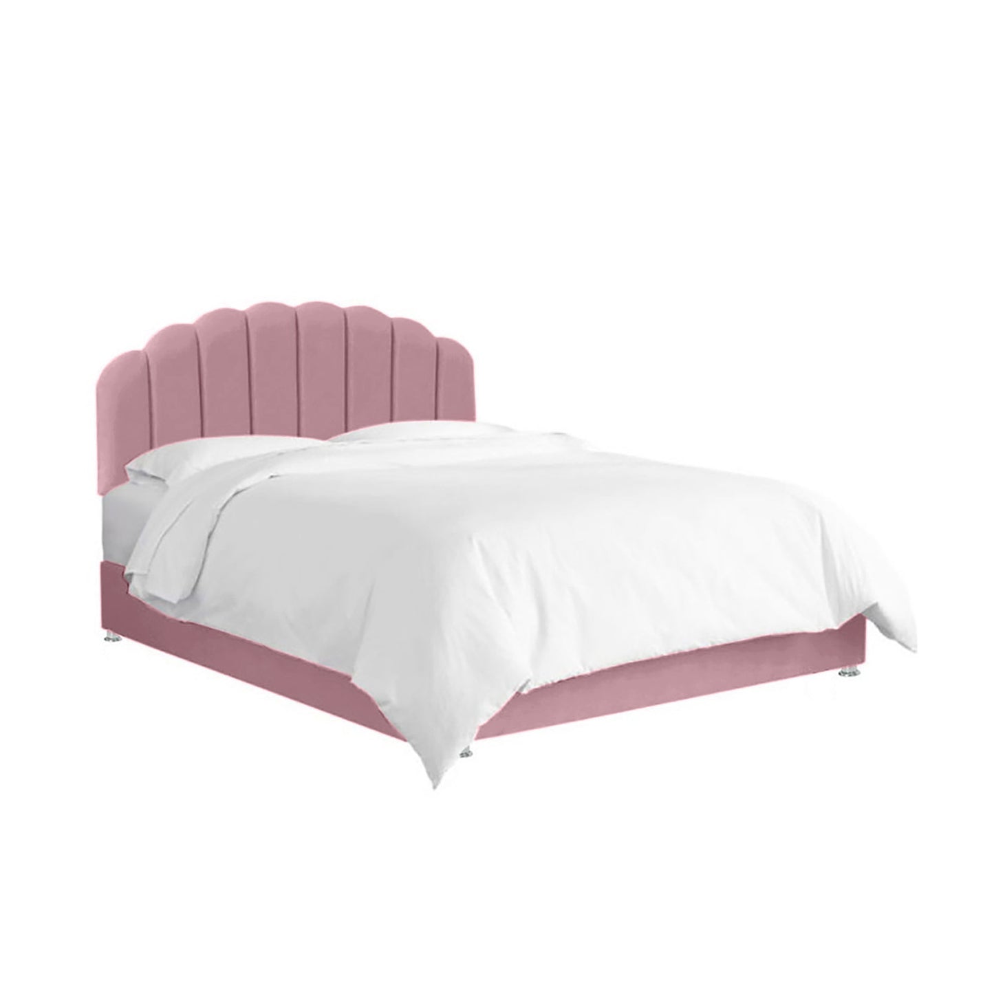 Base Cama con Espaldar Sencillo Infantil Coral rosado