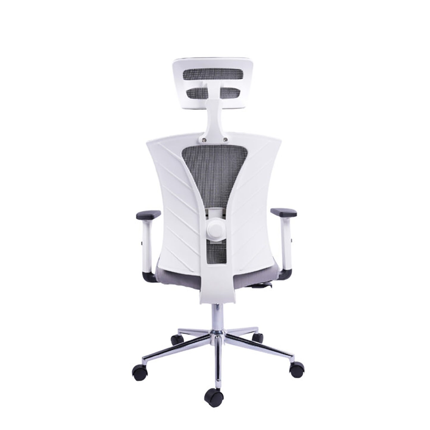 Silla De Oficina Turmanila Presidente Gris Blanca