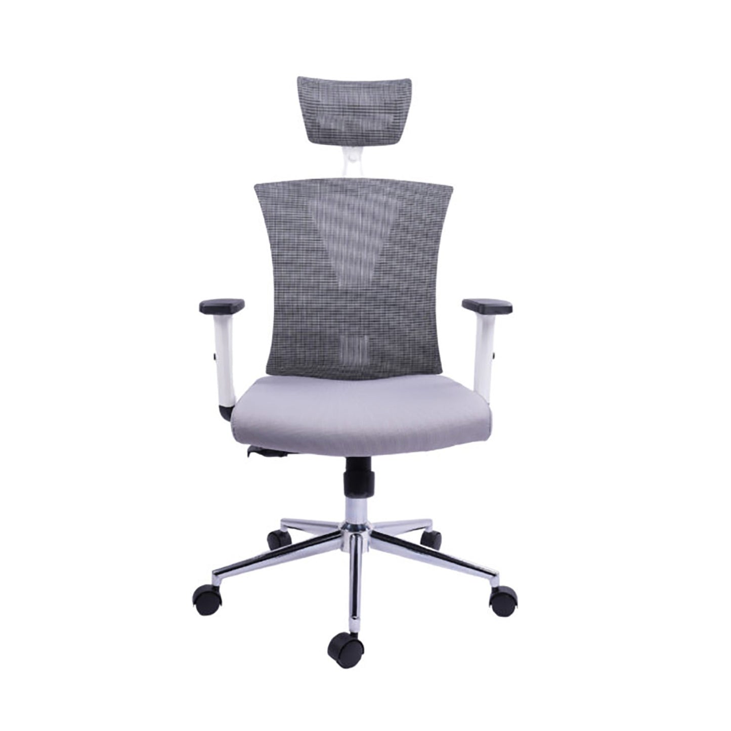 Silla De Oficina Turmanila Presidente Gris Blanca
