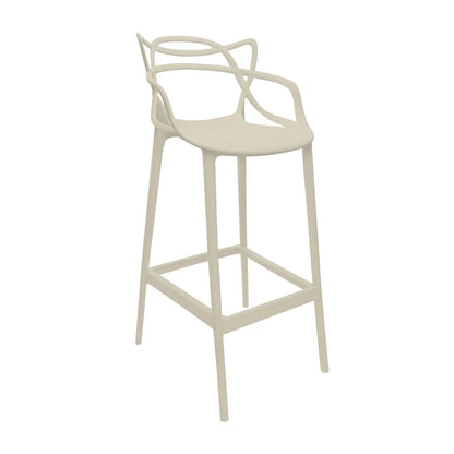 Silla de Barra Curvas Stream Beige