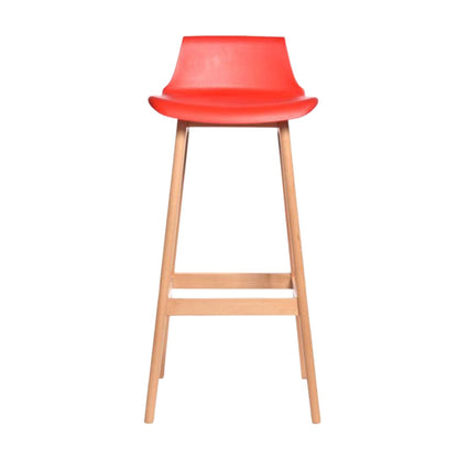 Silla de Barra Wok Rojo