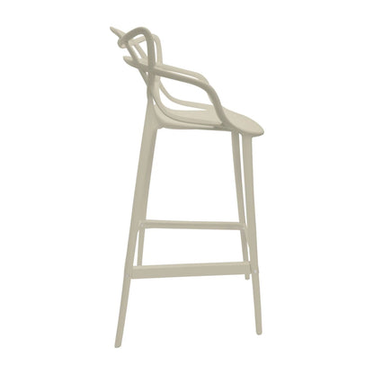 Silla de Barra Curvas Stream Beige