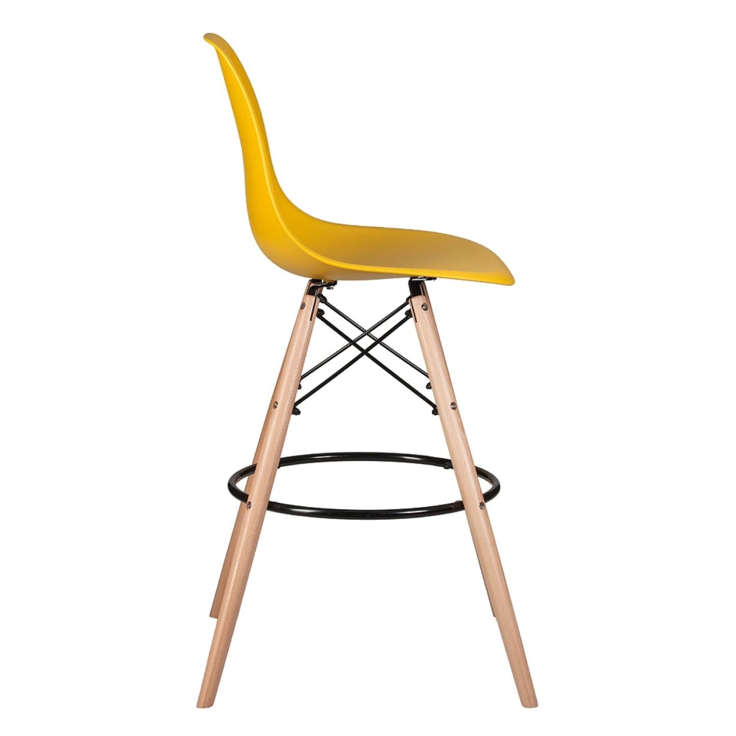 Silla de Barra Eames Mostaza