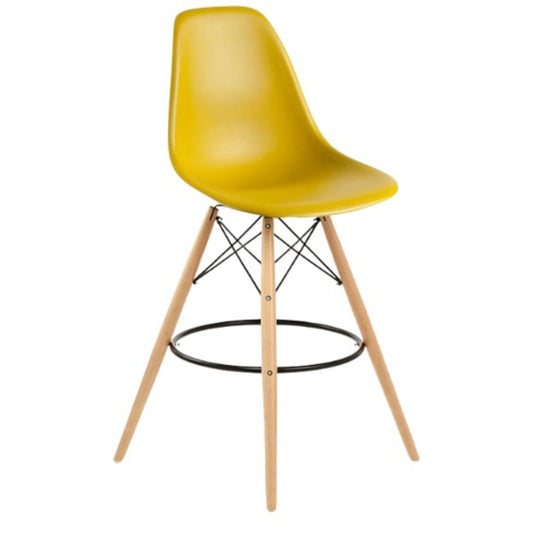 Silla de Barra Eames Mostaza