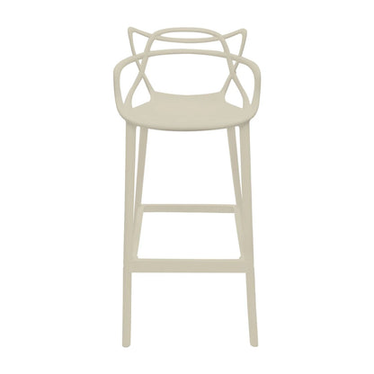 Silla de Barra Curvas Stream Beige