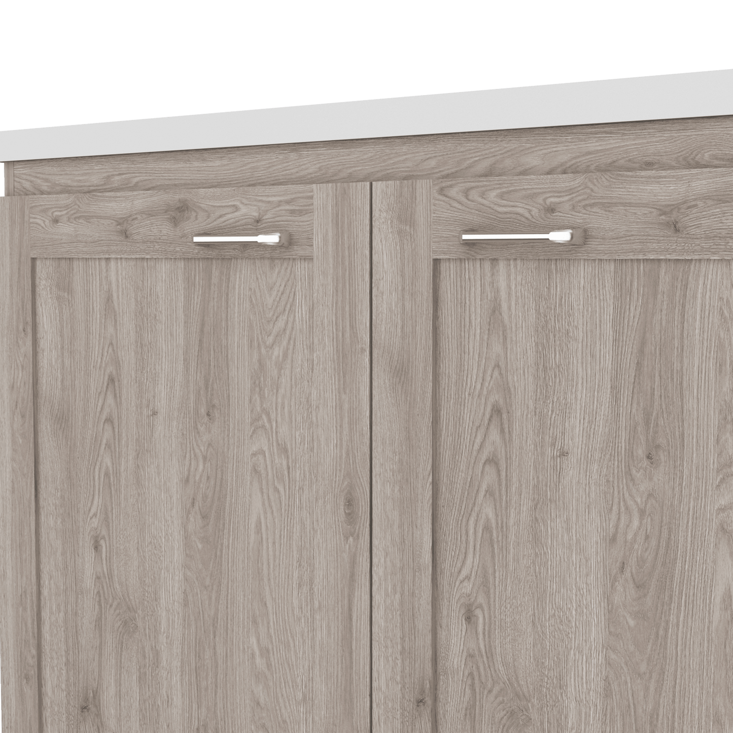 Cocina Integral Selari Ceniza Con Mesón Izquierdo
