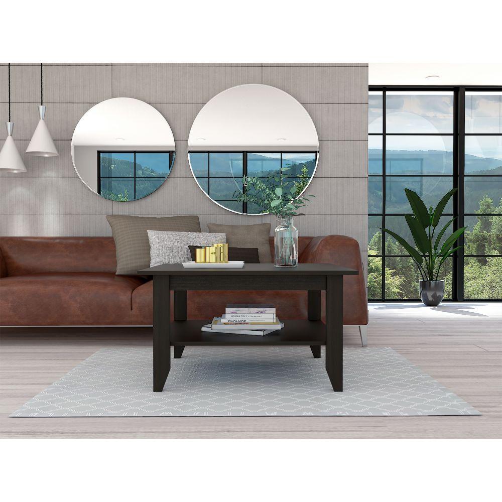 Mesa De Centro Denari Coffee Table Black Wengue
