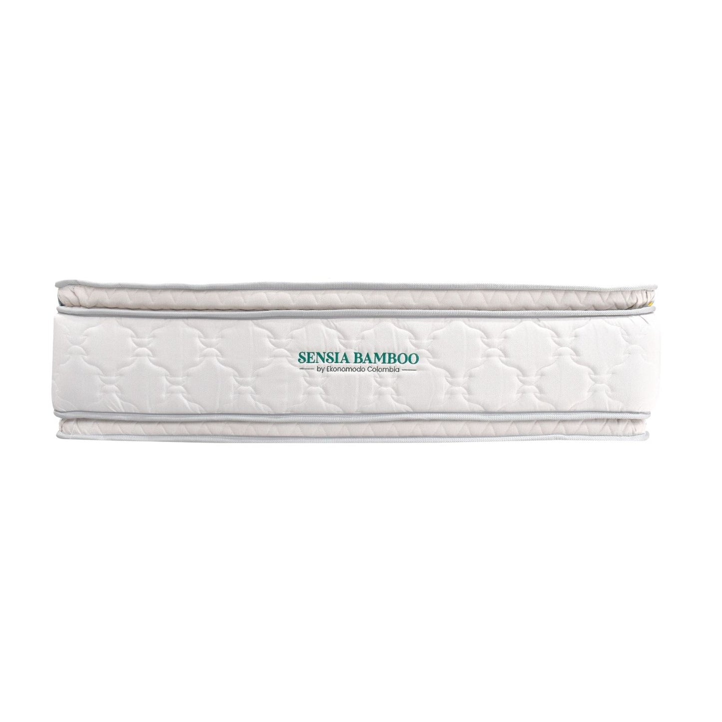 Colchón Semiortopedico Doble Sensia Bamboo con Dos Pillow
