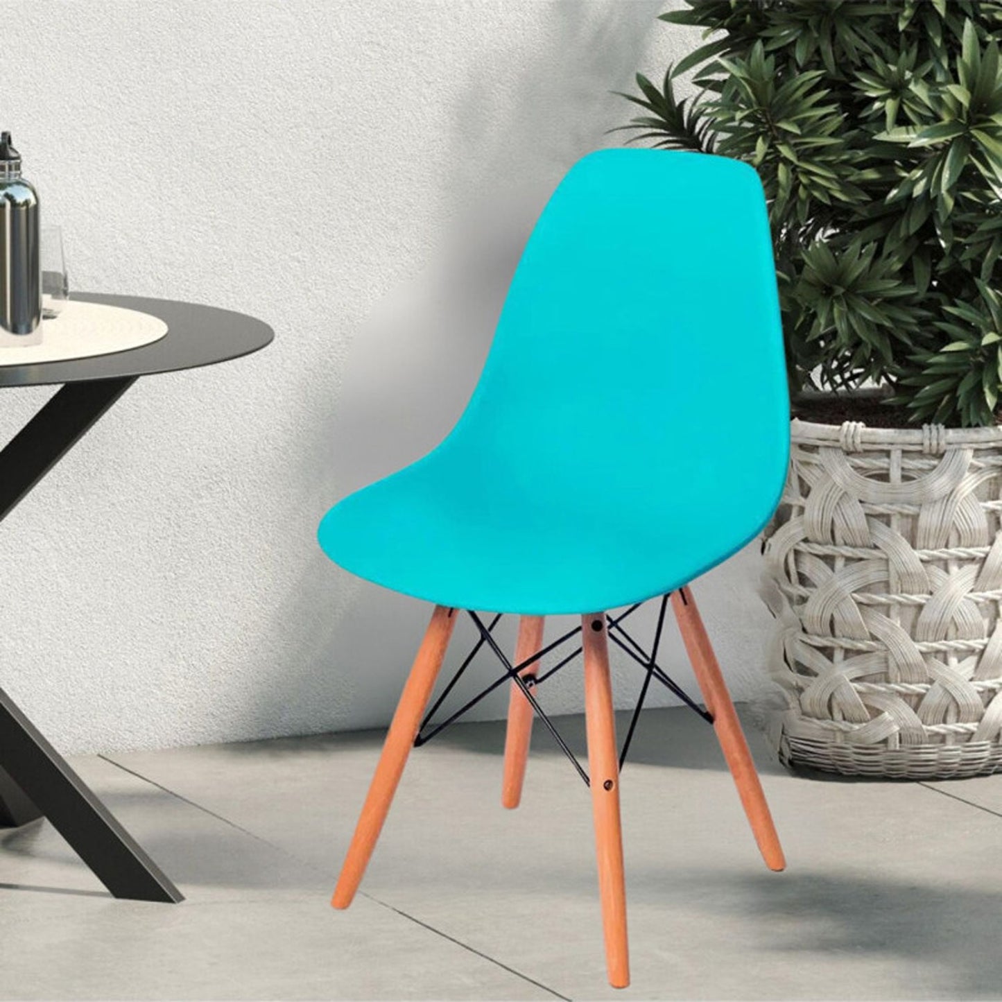 Silla Eames Azul aguamarina