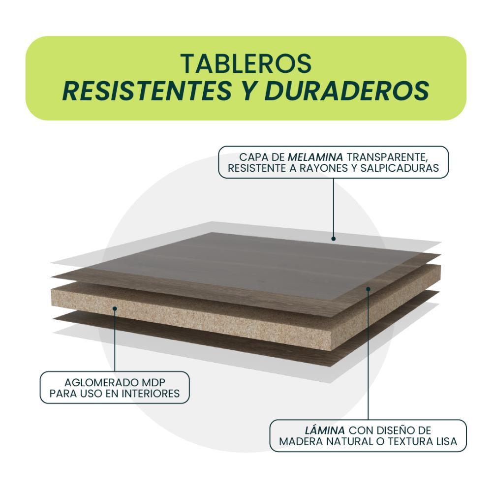 Mesa Para Tv Wedull Wengue Y Fresno Eupara Tv De 80"