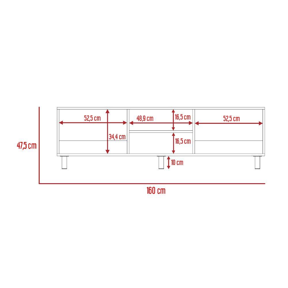 Rack Para Tv Lureon 160 Wengue