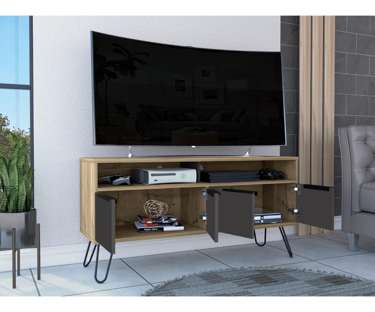 Mesa Para Tv Temora Duna Y Plomo